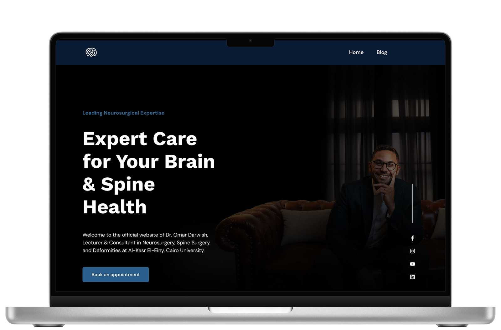 Dr. Omar Darwish - Medical Professional Website